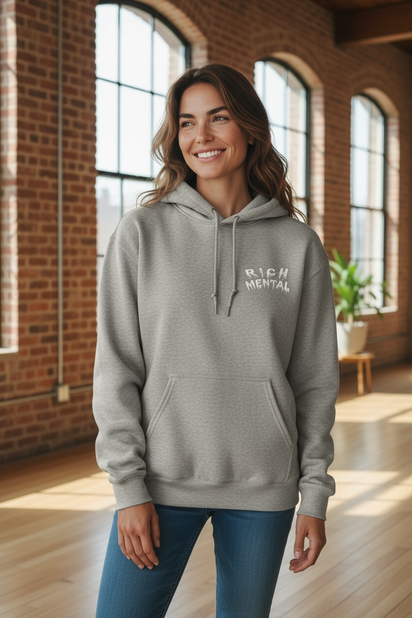 Original “Rich Mental” Comfy Hoodie